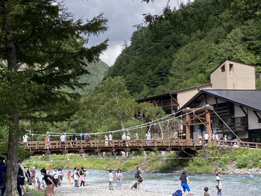 上高地の合羽橋