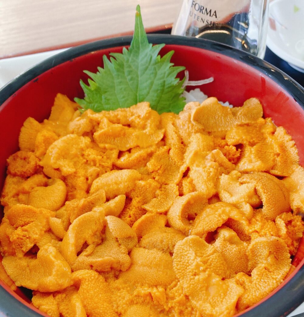 積丹のお食事処みさきの赤バフンウニ丼