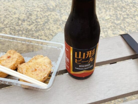 銀山温泉とうふ屋の揚げ豆腐