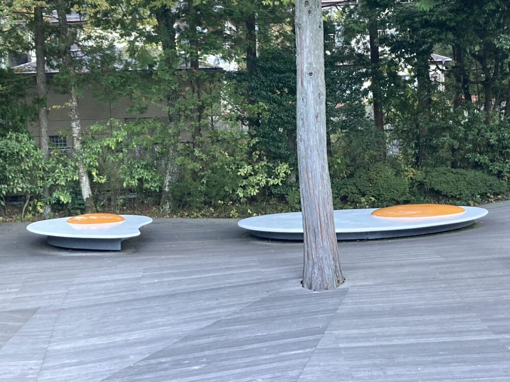 箱根彫刻の森美術館の目玉焼き
