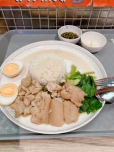 バンコクのフードコートで食べたごはん