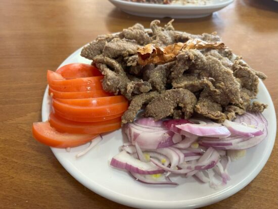 トルコ料理　エディルネ名物・レバー唐揚げ