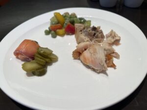 リッツカールトン クアラルンプールのラウンジでの軽食