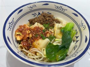 街中で食べたビャンビャン麺