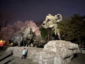 孫悟空の像