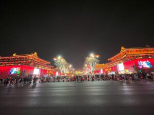 大唐不夜城の様子
