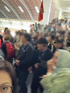 兵馬俑の混雑の様子