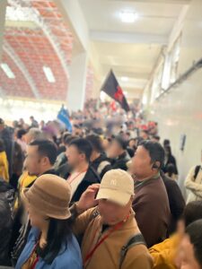 兵馬俑の混雑の様子