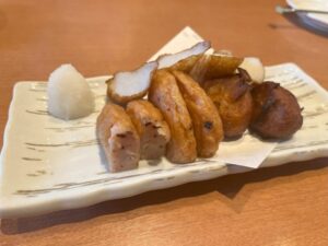 アミュプラザ鹿児島の魚菜や 朝次郎のさつまあげ