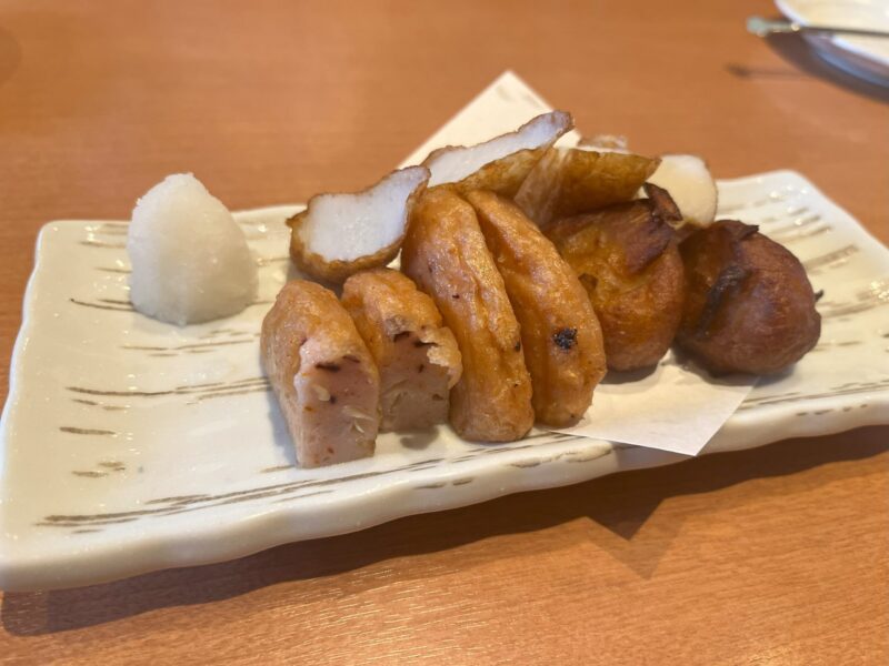 アミュプラザ鹿児島の魚菜や 朝次郎のさつまあげ