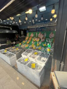トルコイスタンブール　ベイコズの魚屋