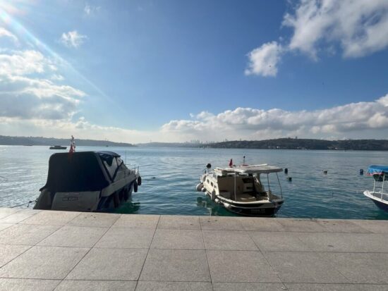 トルコイスタンブール　ベイコズの海の景色
