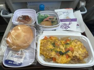 中国東方航空の機内食
