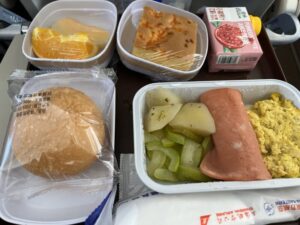 中国東方航空の機内食