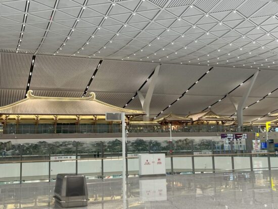 西安咸陽国際空港第5ターミナルの遺跡博物館