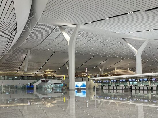 西安咸陽国際空港第5ターミナルの遺跡博物館