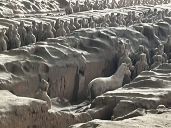 西安の兵馬俑