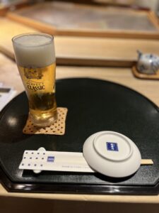 おたる政寿司本店の一階カウンター席