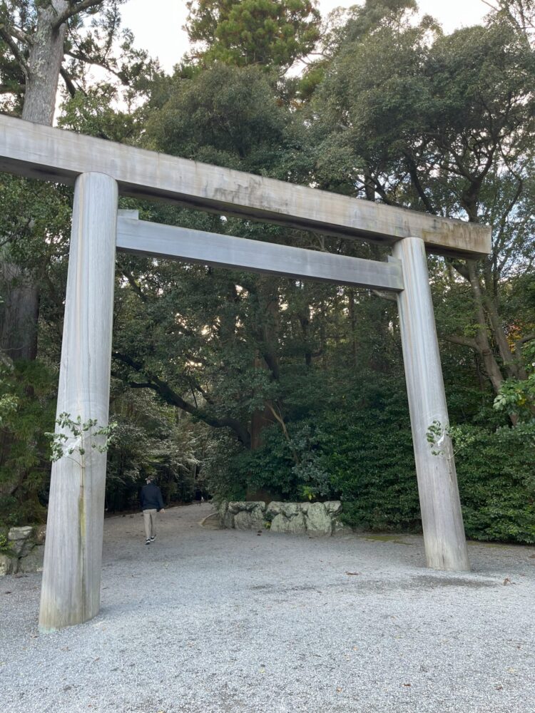 伊勢神宮　外宮の鳥居