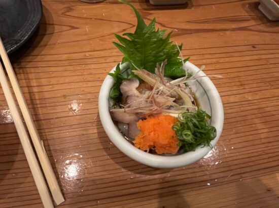 松山の炉辺人のナマコ