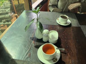 ドチョラ峠のカフェ