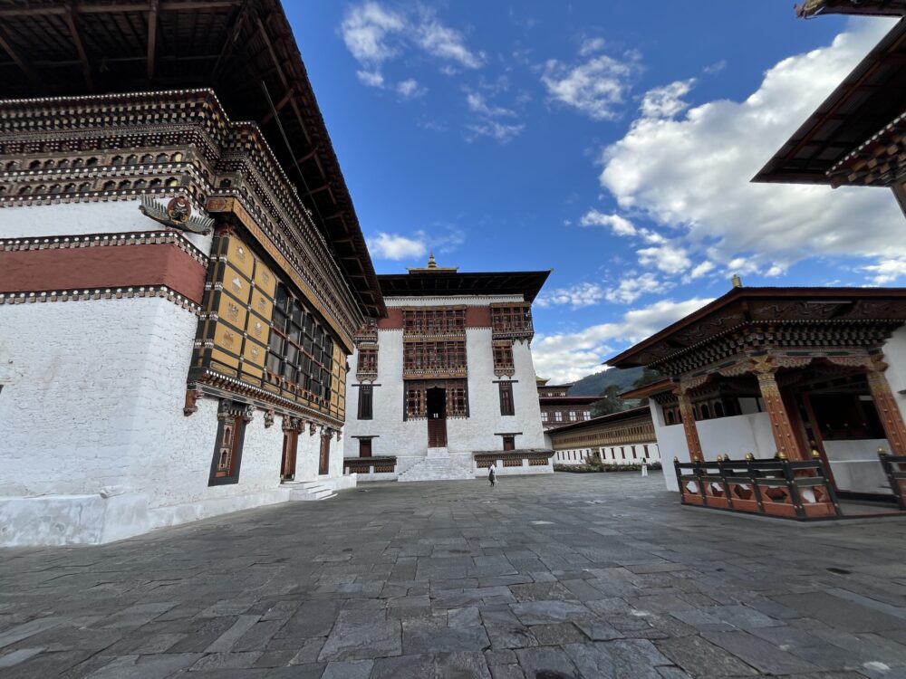 タシチョ・ゾン外観（王宮兼官庁・寺院）