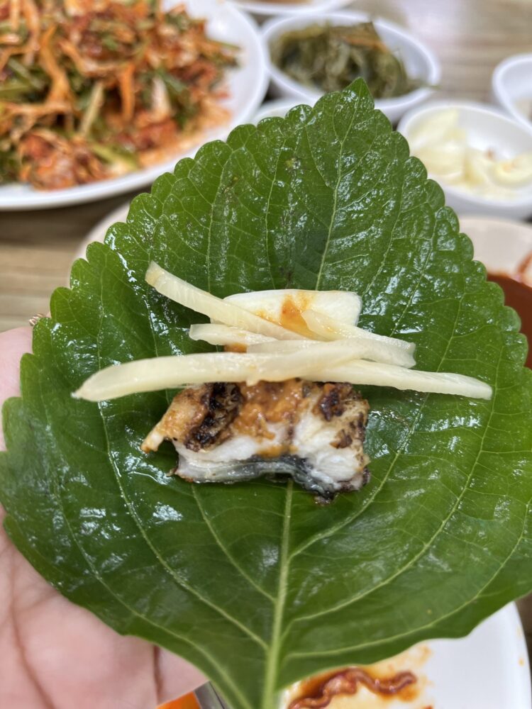 韓国のうなぎの食べ方