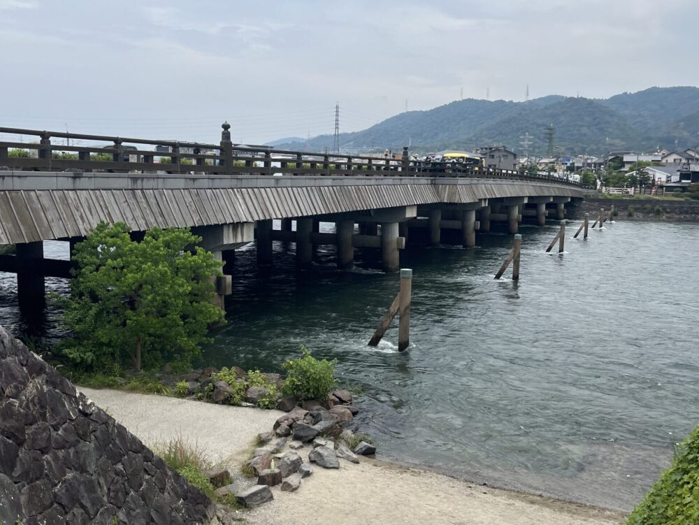 宇治川にかかる宇治橋