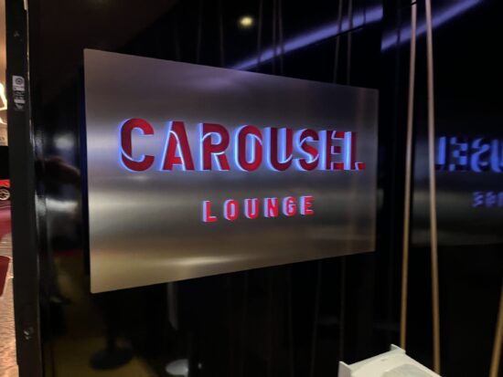 MSCベリッシマの船尾にあるショー会場「CAROUSEL」