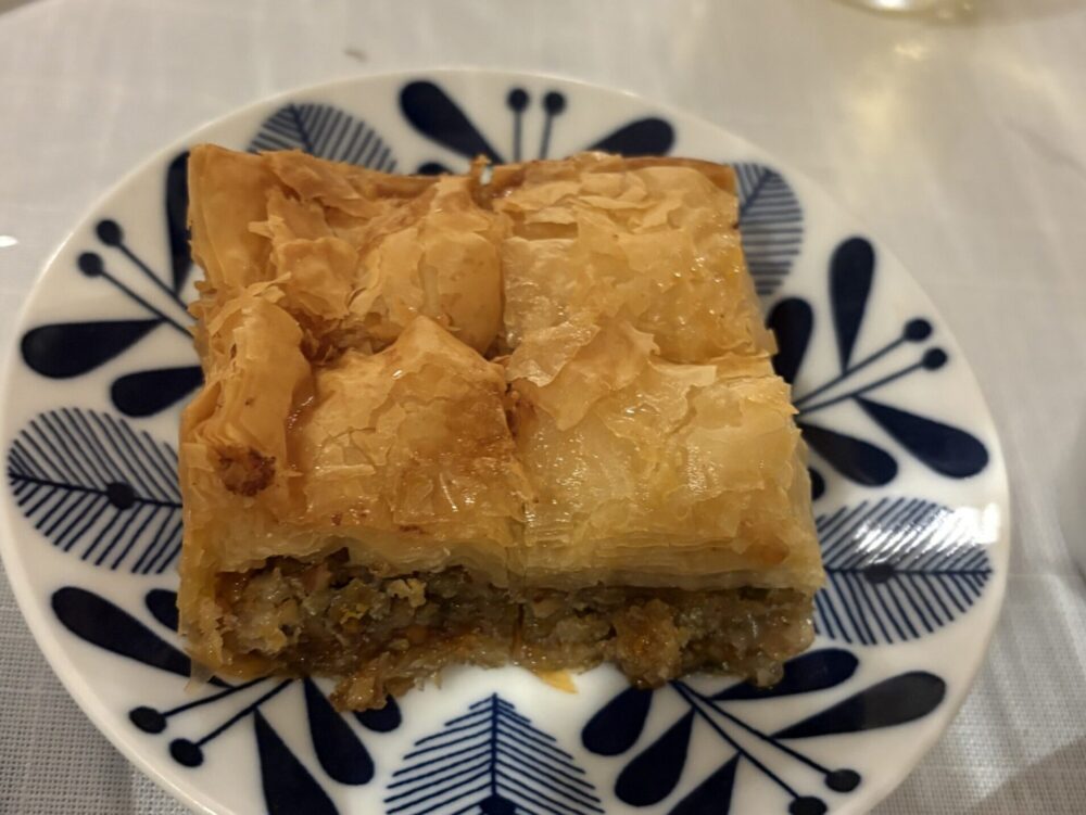 パイのシロップ漬け、バクラヴァ