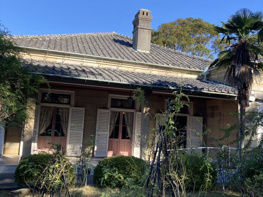 長崎港を見下ろすグラバー園内にある洋館