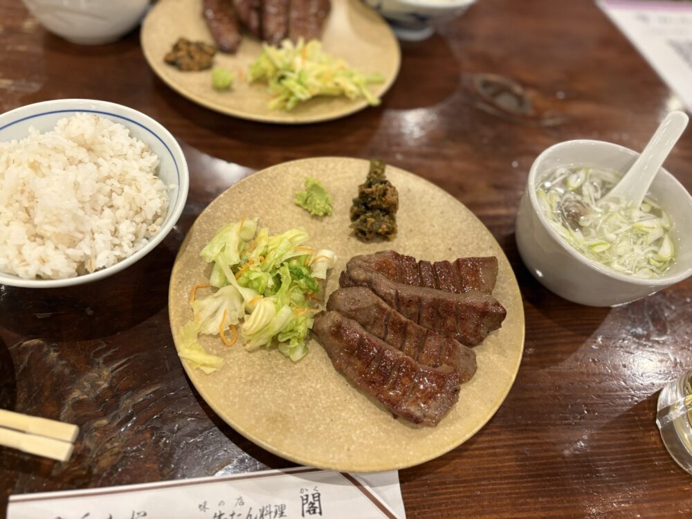 牛たん料理閣の牛タン定食