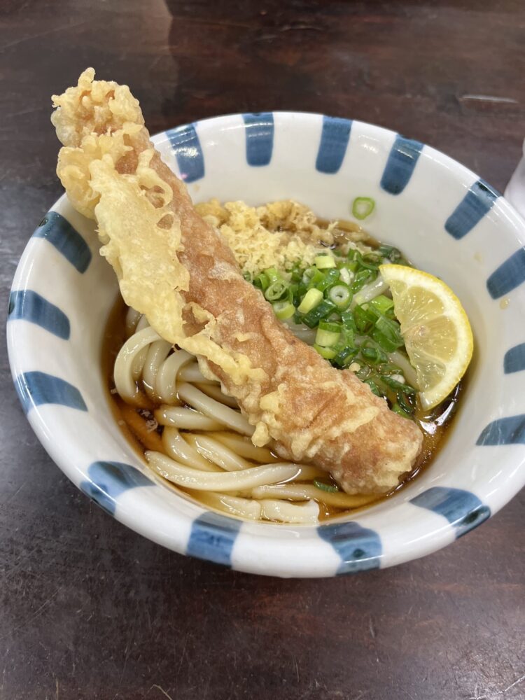 金比羅山参拝後に食べたこんぴらうどん