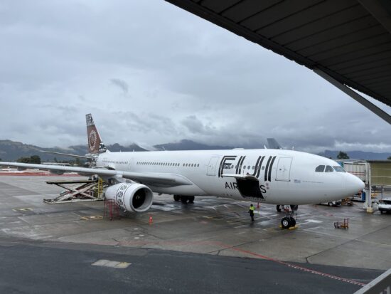 フィジー航空の飛行機