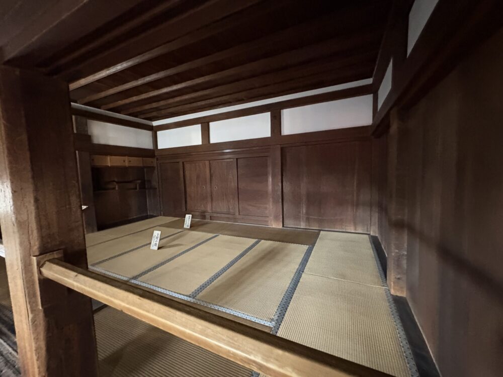 殿様が使用した上段の間