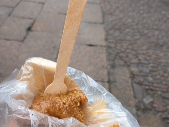 食べ歩きしやすい朱家角のちまき