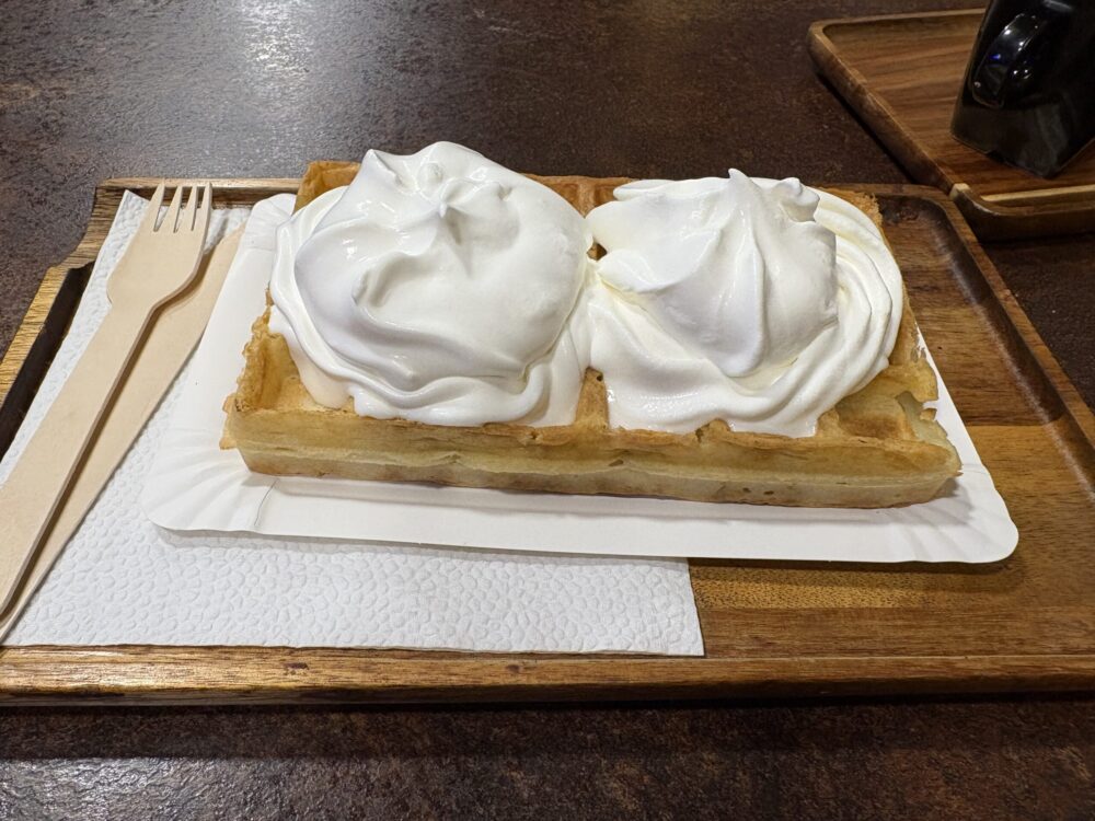 四角く軽いブリュッセルワッフル