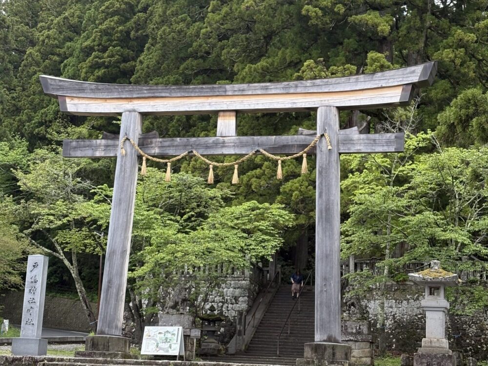 戸隠神社中社の鳥居