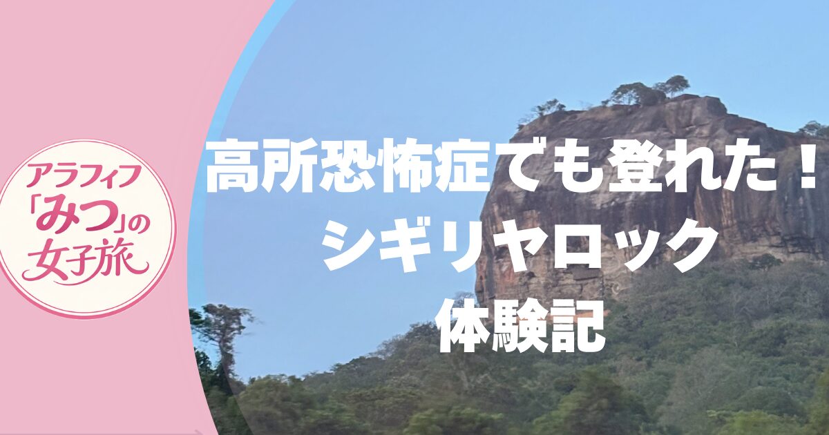高所恐怖症でも登れた！シギリヤロック体験記