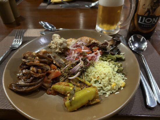 シギリヤビレッジで食べた夕食ビュッフェ