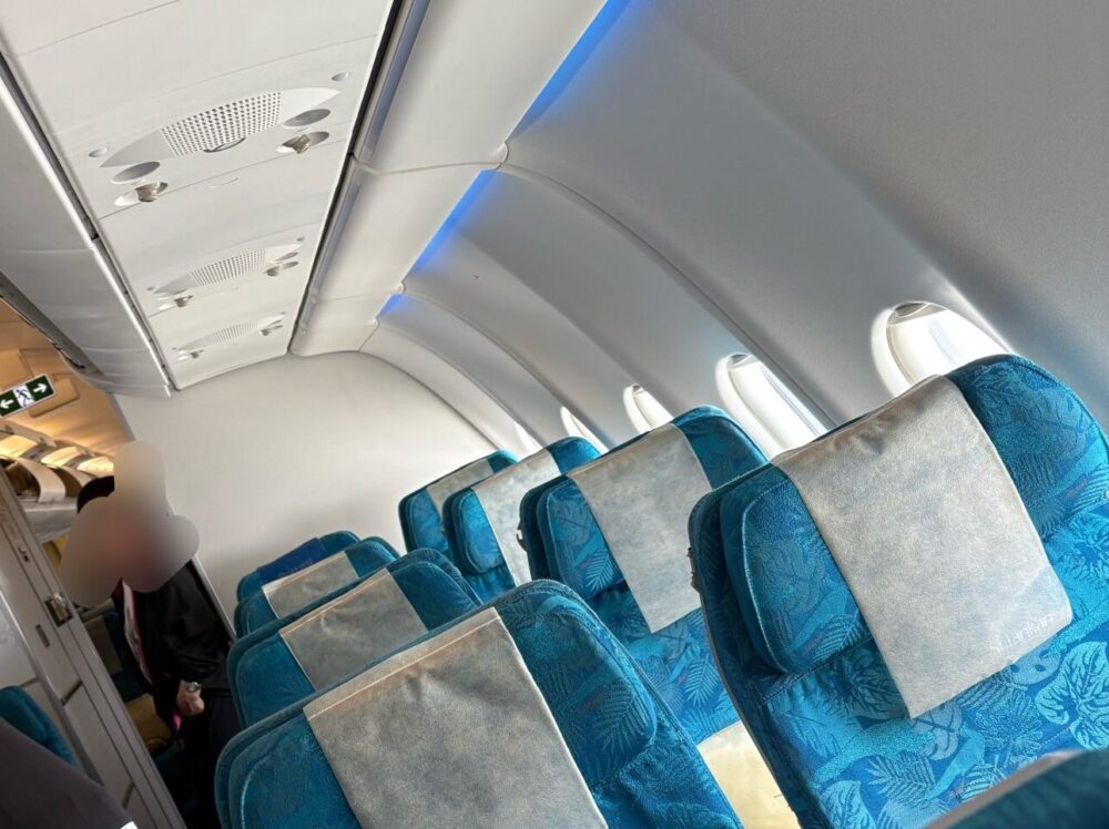 スリランカ航空A330窓側2列シート