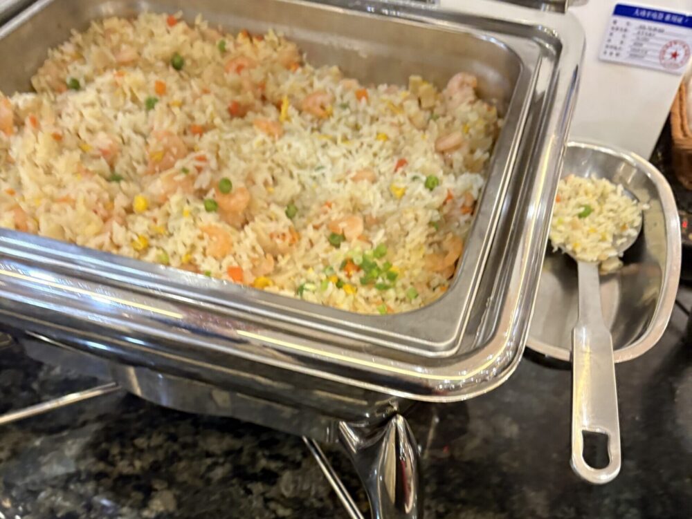 上海虹橋空港VIP Lounge V02の炒飯
