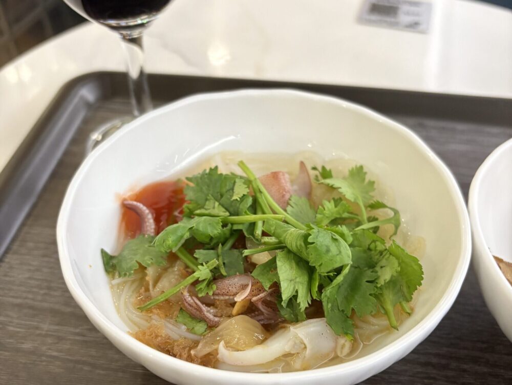 桃園空港The Starラウンジでいただいた食事