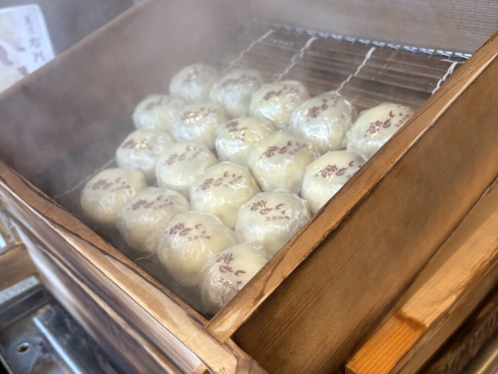 川越で食べた蒸したてのいも恋