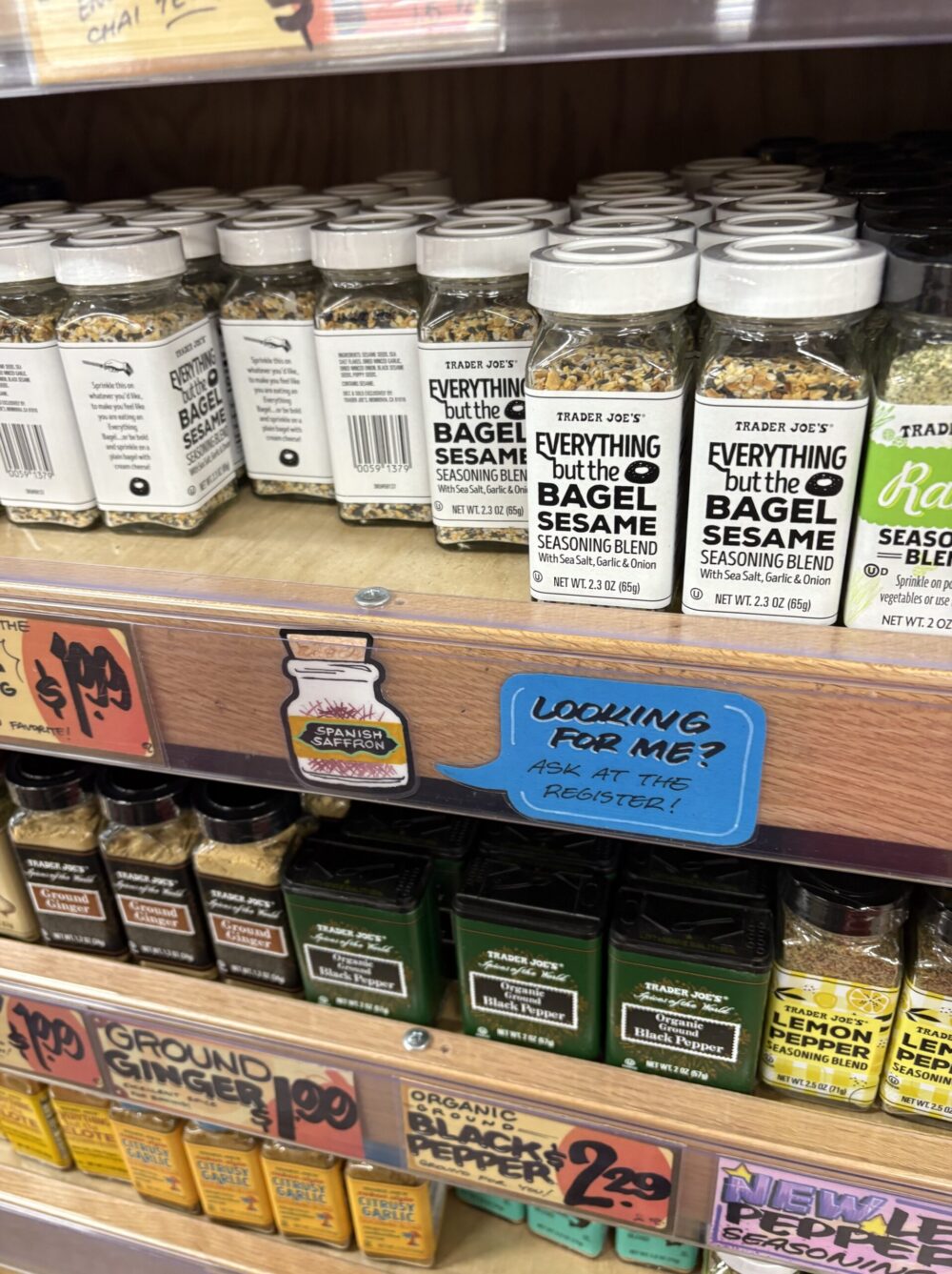 Trader Joe’sのシーズニング売り場