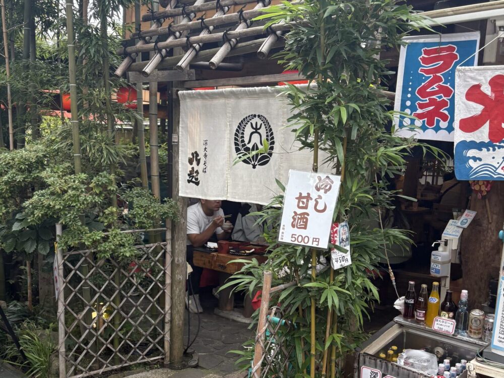 VIVANTの撮影場所になった深大寺そば八起
